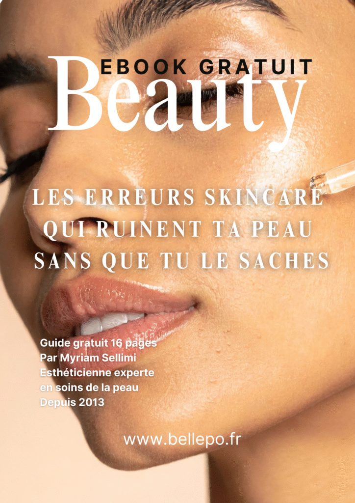 Ebook gratuit " les erreurs skincare qui ruinent ta peau " copie de white purple neutral minimalist elegant beauty e book a4
